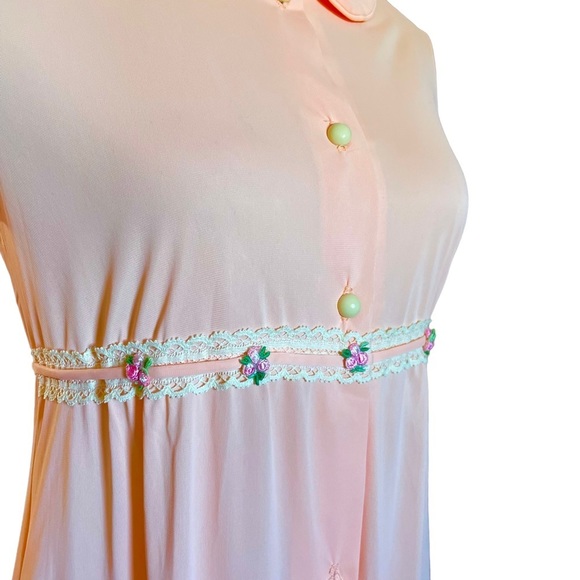 Vintage Berkleigh Juniors Long Nightgown SZ S - Picture 4 of 13